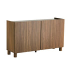 Dusklia - Avalon 4 Door Sideboard - Medium Wood