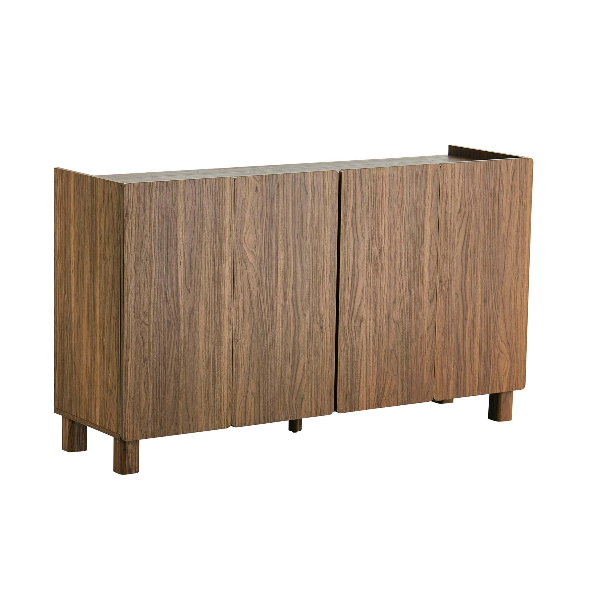 Dusklia - Avalon 4 Door Sideboard - Medium Wood