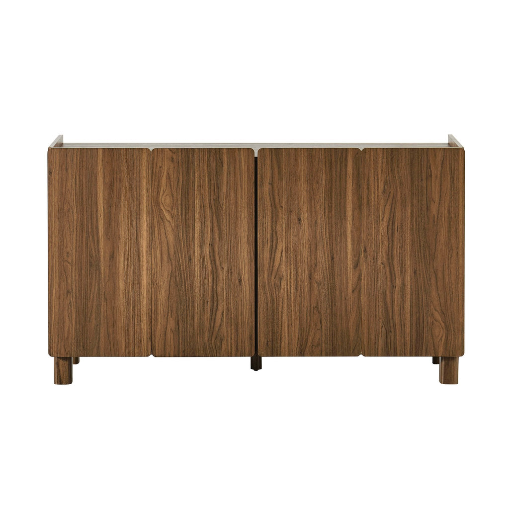 Dusklia - Avalon 4 Door Sideboard - Medium Wood