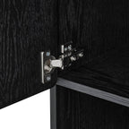 Dusklia - Avalon Shelving Unit - Black Wood Effect