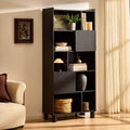 Dusklia - Avalon Shelving Unit - Black Wood Effect