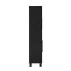 Dusklia - Avalon Shelving Unit - Black Wood Effect