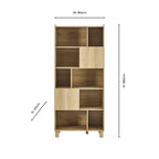 Dusklia - Avalon Shelving Unit - Light Oak Effect