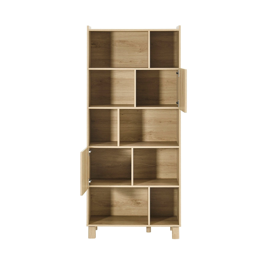 Dusklia - Avalon Shelving Unit - Light Oak Effect