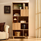 Dusklia - Avalon Shelving Unit - Light Oak Effect