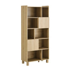 Dusklia - Avalon Shelving Unit - Light Oak Effect