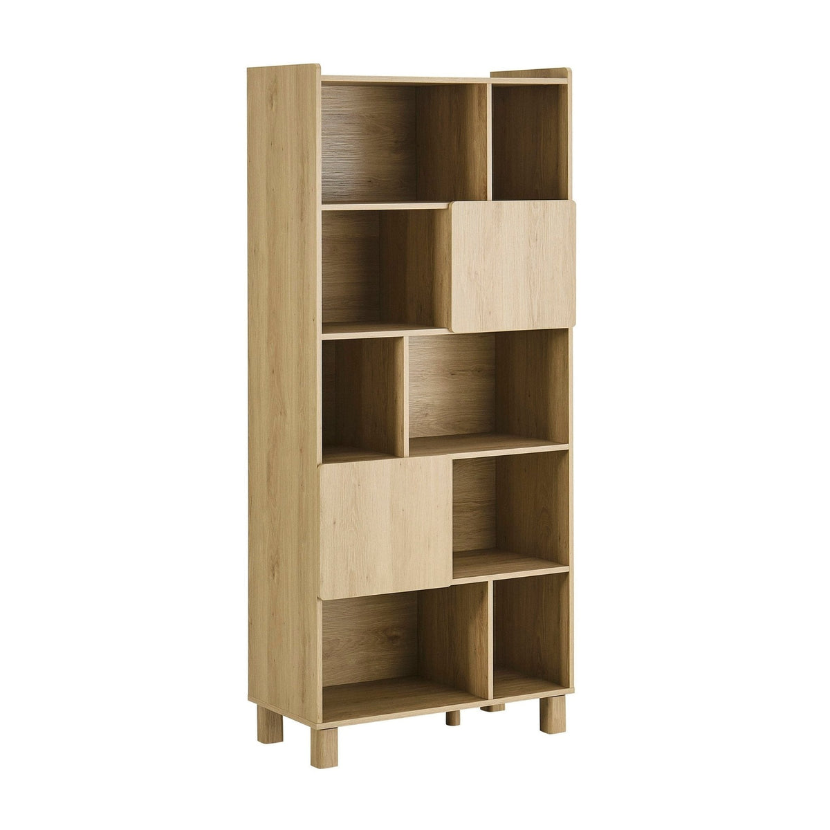 Dusklia - Avalon Shelving Unit - Light Oak Effect