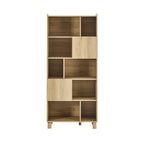 Dusklia - Avalon Shelving Unit - Light Oak Effect