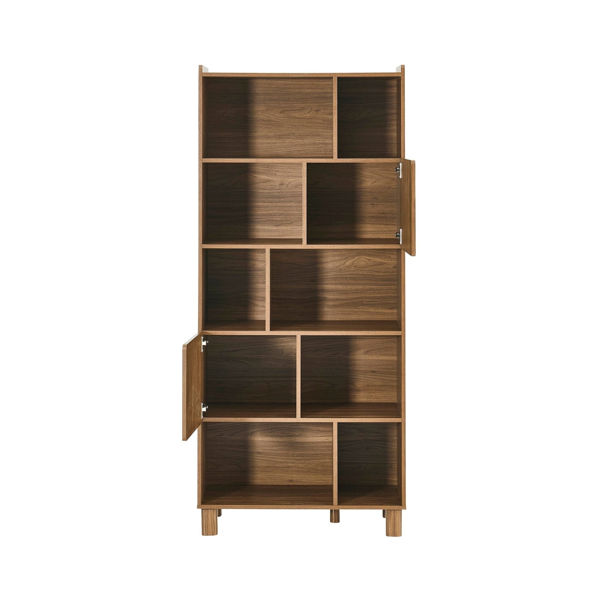 Dusklia - Avalon Shelving Unit - Medium Wood
