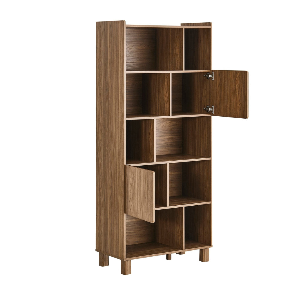 Dusklia - Avalon Shelving Unit - Medium Wood