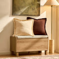 Dusklia - Avalon Storage Bench - Light Oak Effect