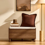 Dusklia - Avalon Storage Bench - Medium Wood