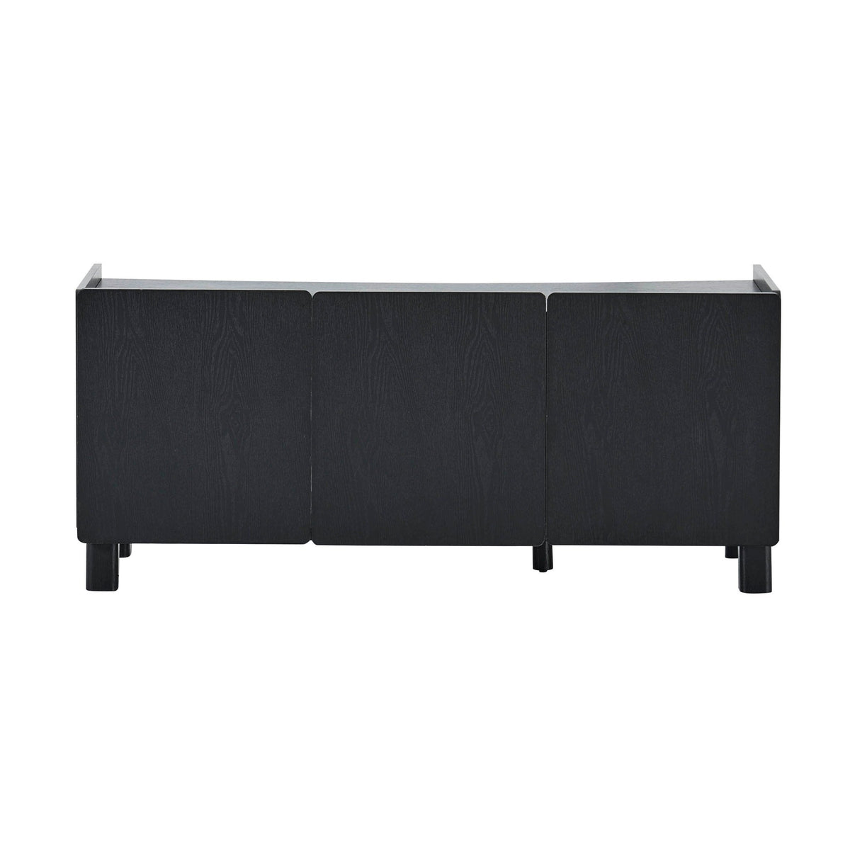 Dusklia - Avalon TV Unit for TVs up to 50 - Black Wood Effect
