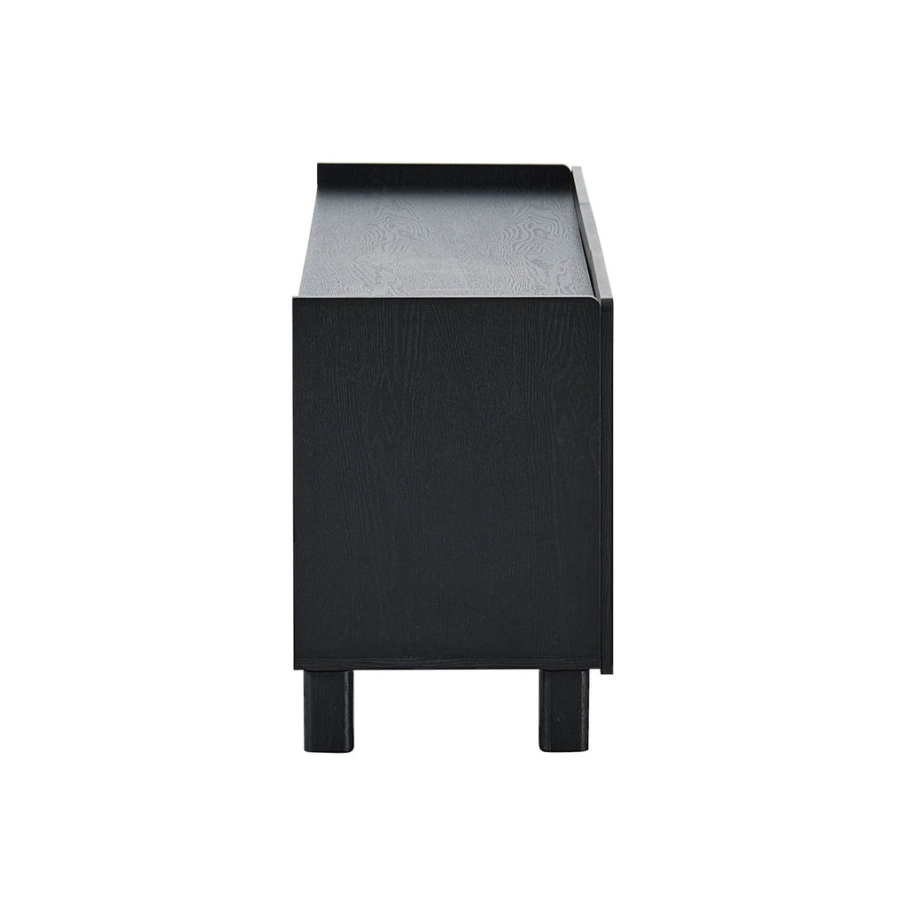 Dusklia - Avalon TV Unit for TVs up to 50 - Black Wood Effect