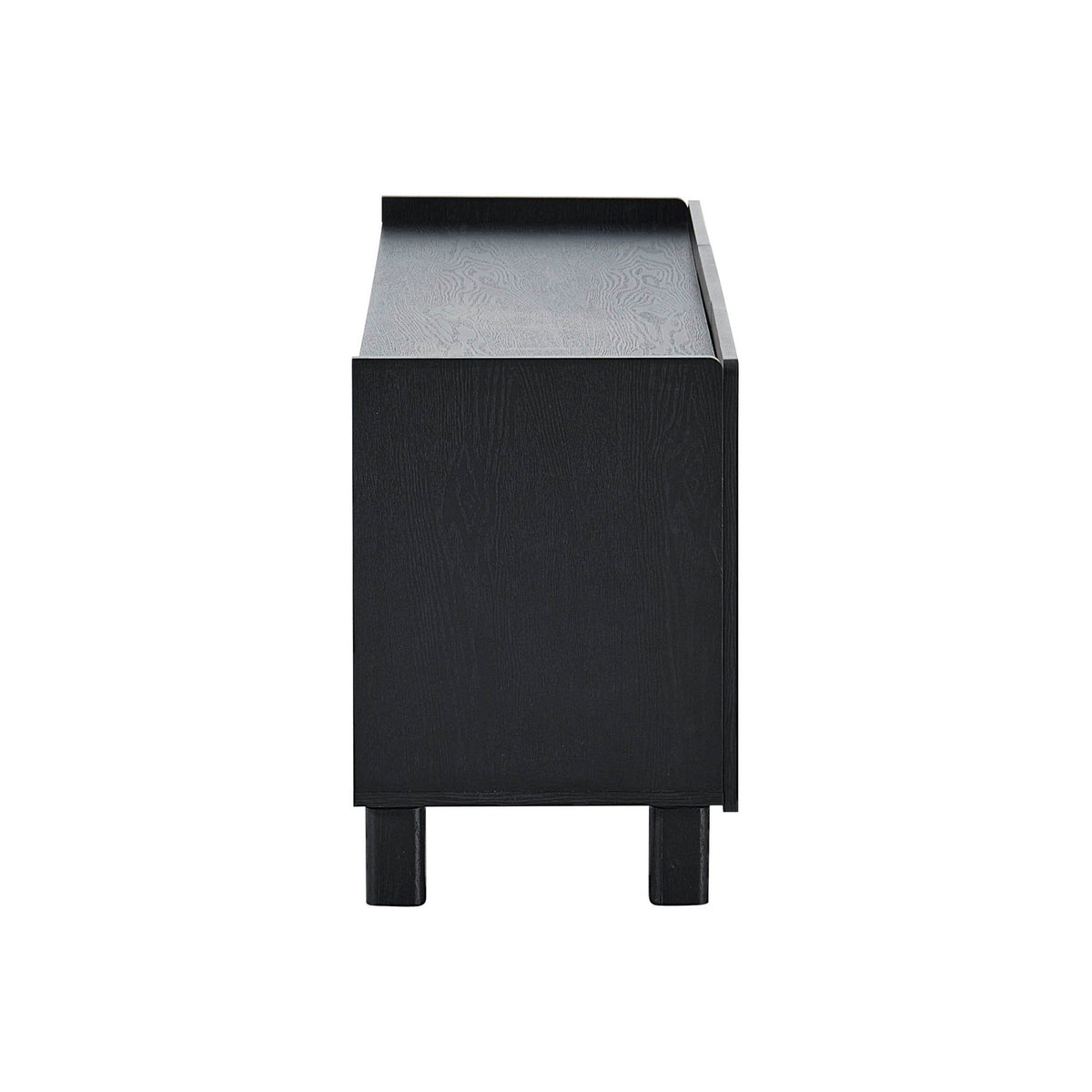 Dusklia - Avalon TV Unit for TVs up to 50 - Black Wood Effect