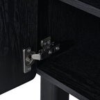 Dusklia - Avalon TV Unit for TVs up to 50 - Black Wood Effect