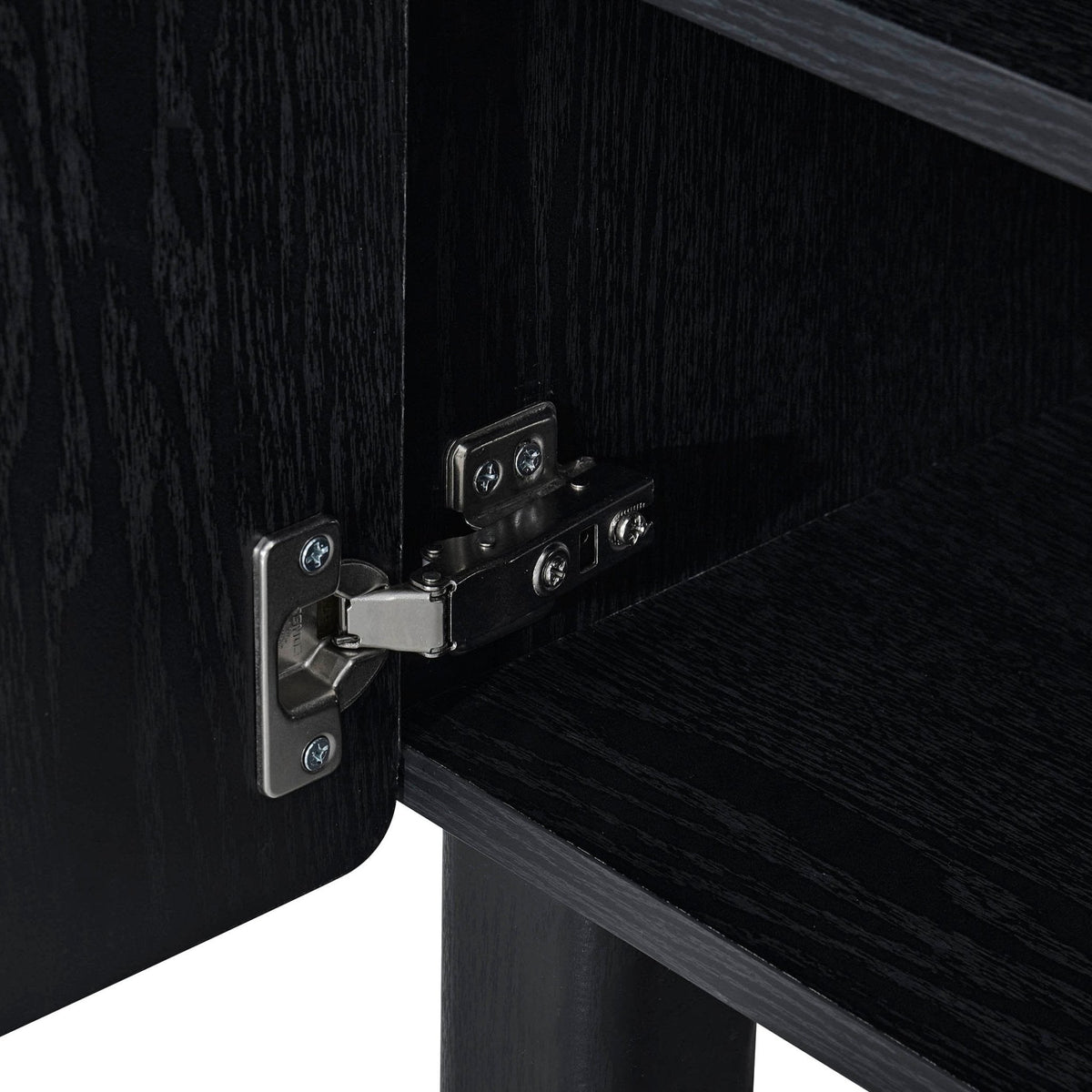Dusklia - Avalon TV Unit for TVs up to 50 - Black Wood Effect
