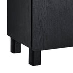 Dusklia - Avalon TV Unit for TVs up to 50 - Black Wood Effect