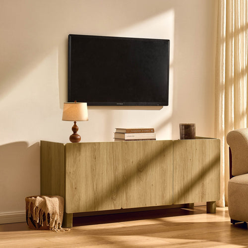 Dusklia - Avalon TV Unit for TVs up to 50 - Light Oak Effect