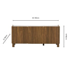 Dusklia - Avalon TV Unit for TVs up to 50 - Medium Wood