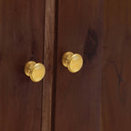 Dusklia - Avery Acacia Wood 3 Door Sideboard - Walnut