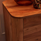 Dusklia - Avery Acacia Wood 6 Drawer Chest - Natural