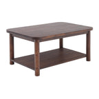 Dusklia - Avery Acacia Wood Coffee Table - Walnut