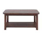 Dusklia - Avery Acacia Wood Coffee Table - Walnut