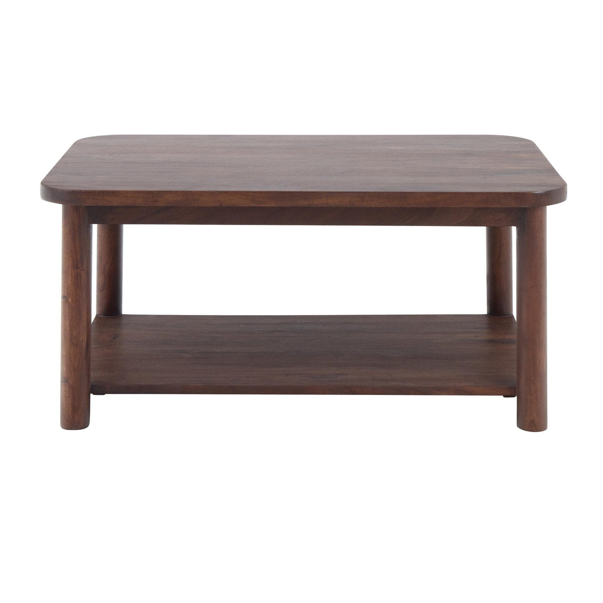 Dusklia - Avery Acacia Wood Coffee Table - Walnut