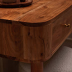 Dusklia - Avery Acacia Wood Dressing Table Console - Natural