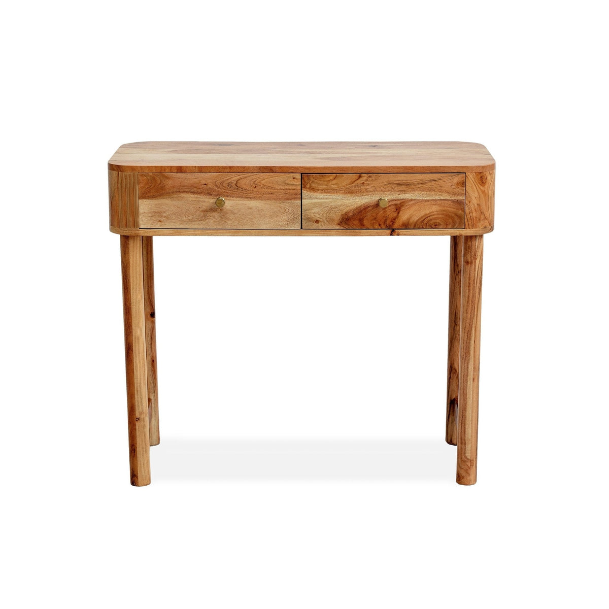 Dusklia - Avery Acacia Wood Dressing Table Console - Natural