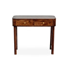 Dusklia - Avery Acacia Wood Dressing Table Console - Walnut