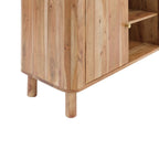 Dusklia - Avery Acacia Wood Tv Unit for TVs up to 50 - Natural