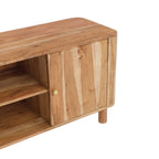 Dusklia - Avery Acacia Wood Tv Unit for TVs up to 50 - Natural