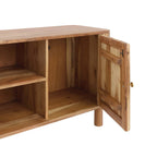 Dusklia - Avery Acacia Wood Tv Unit for TVs up to 50 - Natural