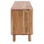 Dusklia - Avery Acacia Wood Tv Unit for TVs up to 50 - Natural