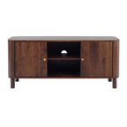 Dusklia - Avery Acacia Wood Tv Unit for TVs up to 50 - Walnut
