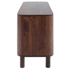 Dusklia - Avery Acacia Wood Tv Unit for TVs up to 50 - Walnut
