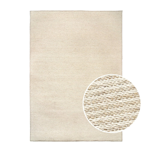 Dusklia - Axel Handwoven Stripe Rug - Natural