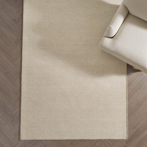 Dusklia - Axel Handwoven Stripe Rug - Natural