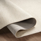 Dusklia - Axel Handwoven Stripe Rug - Natural