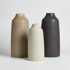 Dusklia - Azalea Matt Effect Vase - Charcoal