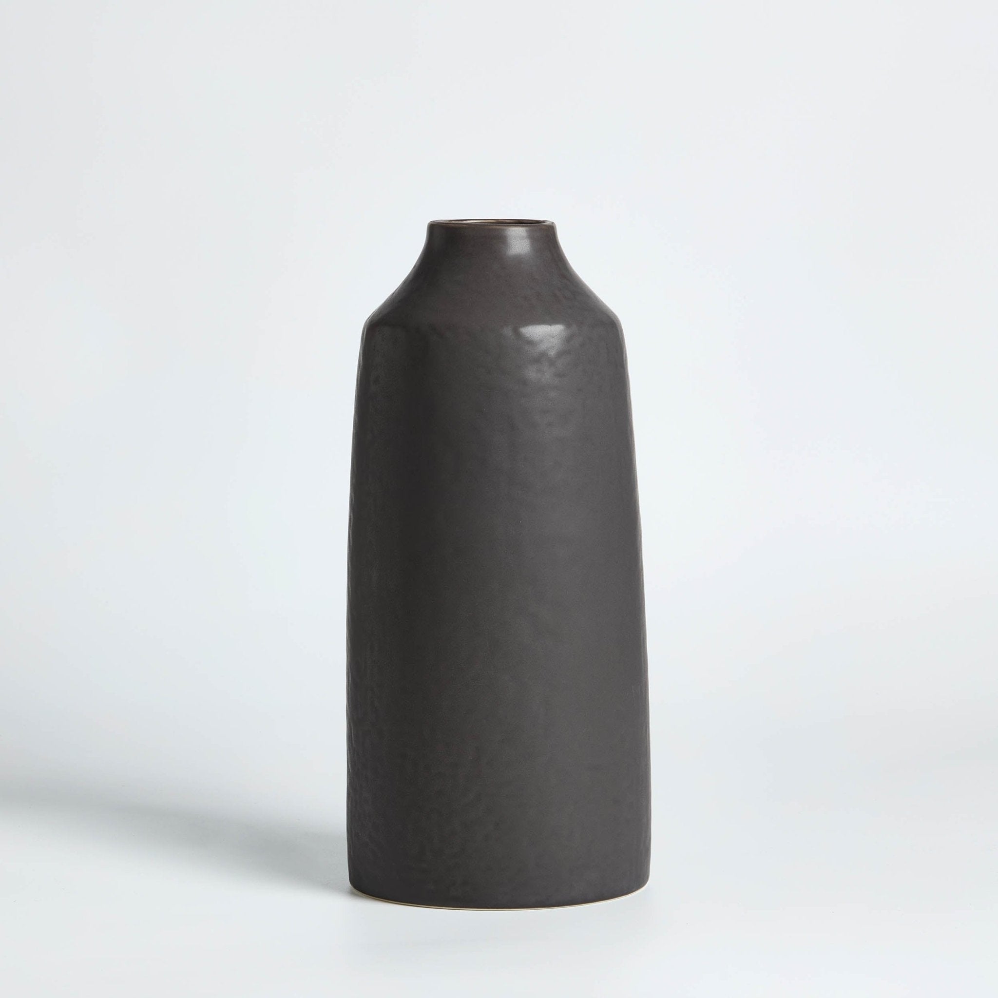 Dusklia - Azalea Matt Effect Vase - Charcoal