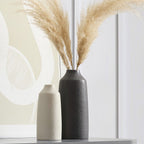 Dusklia - Azalea Matt Effect Vase - Charcoal