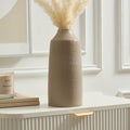 Dusklia - Azalea Matt Effect Vase - Taupe