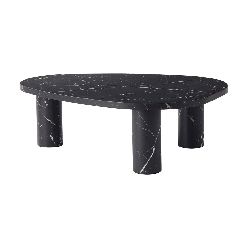 Dusklia - Azra Nesting Coffee Tables - Black Marble Effect