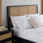 Dusklia - Bali Rattan Bed Frame - Black