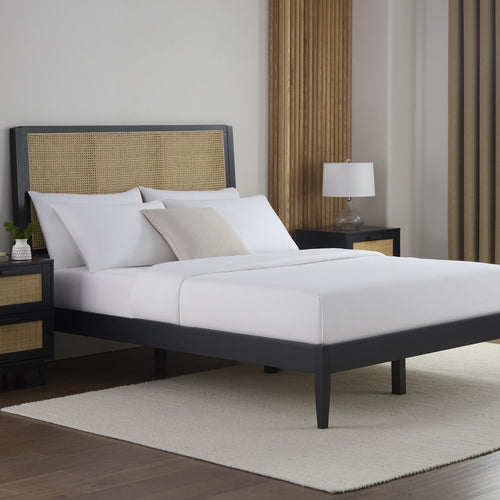 Dusklia - Bali Rattan Bed Frame - Black