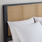Dusklia - Bali Rattan Bed Frame - Black