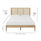 Dusklia - Bali Rattan Bed Frame - Black
